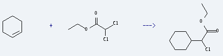Acetic acid,2,2-dichloro-, ethyl ester is used to produce a-Chlor-cyclohexyl-essigsaeureaethylester by reaction with Cyclohexene.
